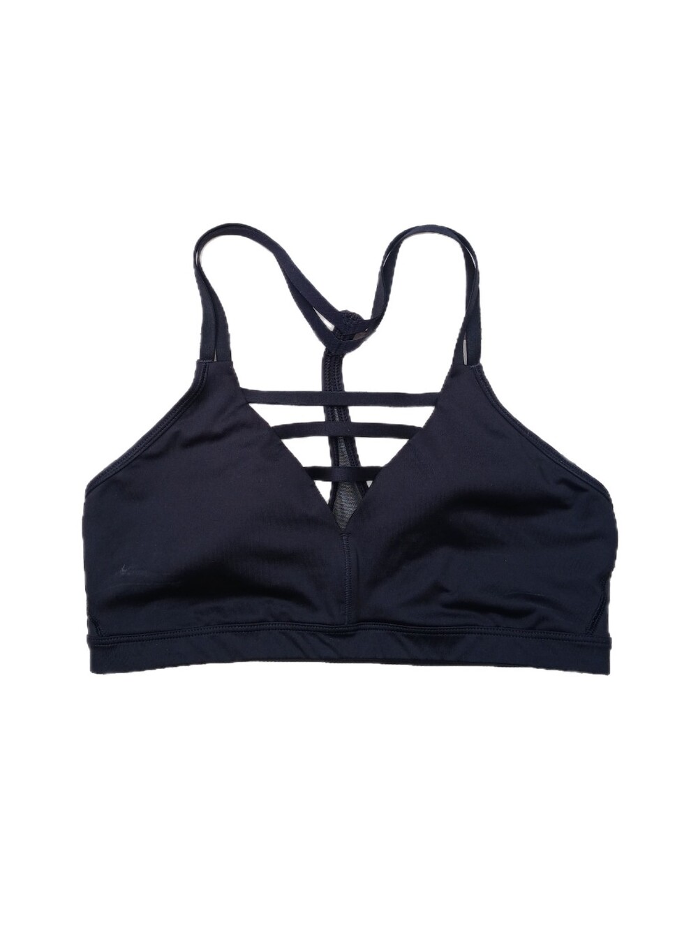 Victoria's Secret Black V Neck Sports Bra | Sz M